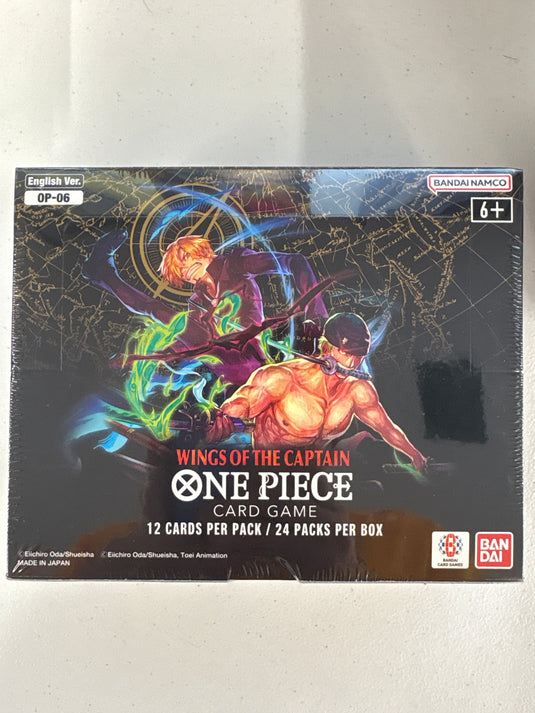 One piece (OP-06) Wings of the Captain booster box Minty Fresh Collectible One piece (OP-06) Wings of the Captain booster box Minty Fresh Collectible