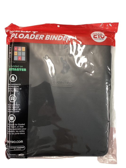 Evoretro shield + top loader binder holds 216