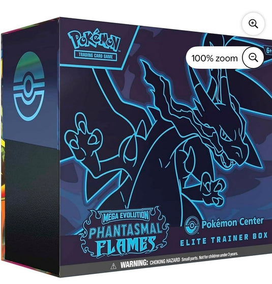 POKEMON ME02 PHANTASMAL FLAMES POKEMON CENTER ELITE TRAINER BOX