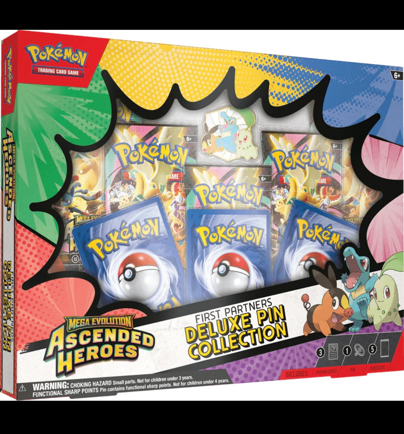 Load image into Gallery viewer, POKEMON ME02.5 ASCENDED HEROES FIRST PARTNERS PIN COLLECTION
