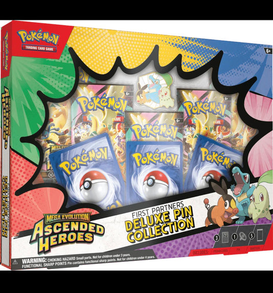POKEMON ME02.5 ASCENDED HEROES FIRST PARTNERS PIN COLLECTION