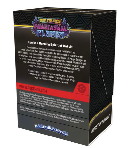 POKEMON ME02 PHANTASMAL FLAMES BOOSTER BUNDLE