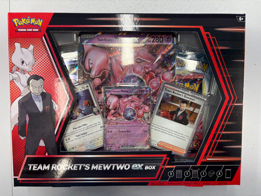 Pokémon - Team Rocket’s Mewtwo EX boxb