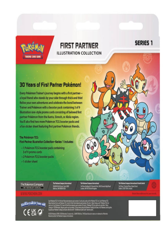 POKEMON First Partner Illustration Coll Ser 1