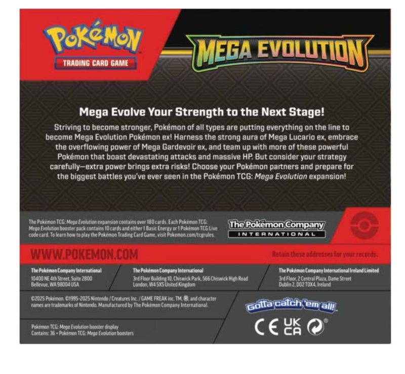 Load image into Gallery viewer, POKEMON ME01 MEGA EVOLUTION ENHANCED BOOSTER DISPLAY
