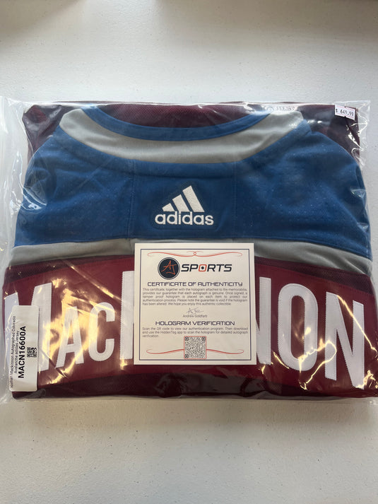 Mackinnon Auto Jersey AJ COA