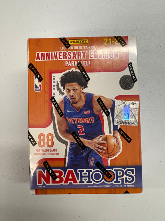 21-22 Panini NBA Hoops Anniversary Edition Basketball blaster box