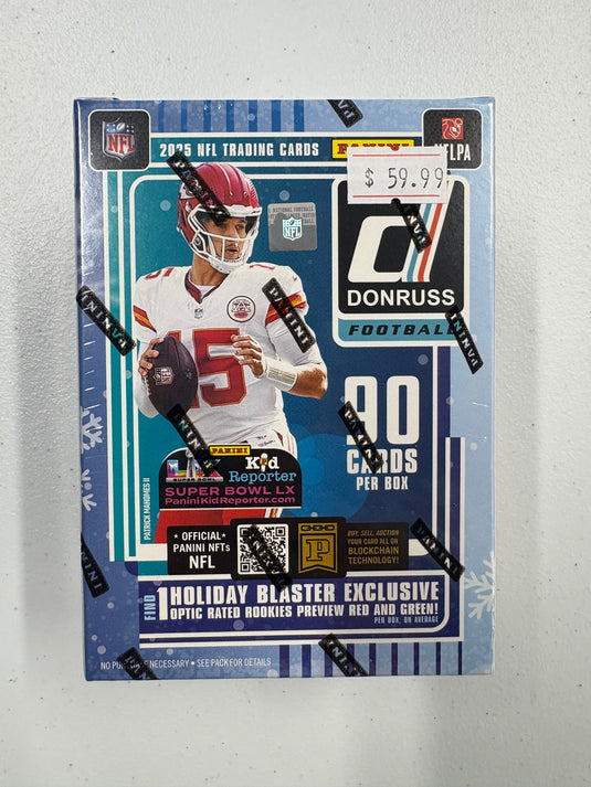 2025 Panini Donruss Football Holiday blaster Box