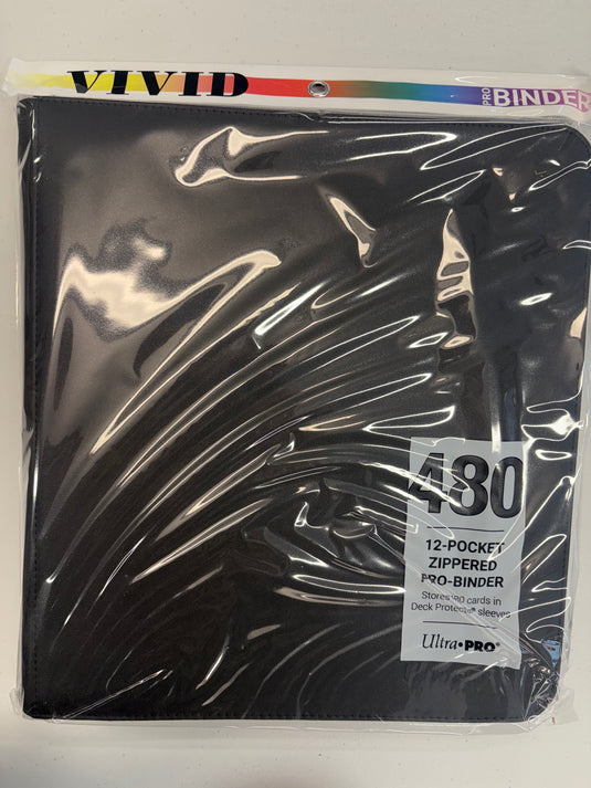 Ultra Pro 12 pocket zipper binder - Black