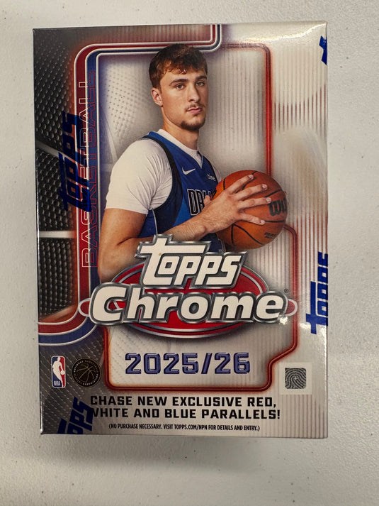 25-26 Topps Chrome Basketball blaster box