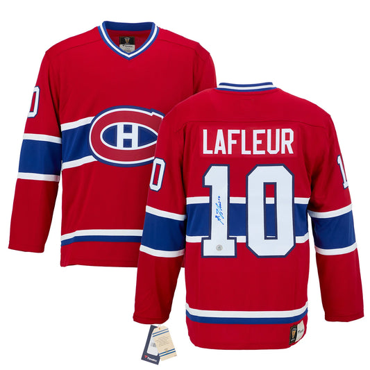 Guy Lafleur Autographed Montreal Canadiens Fanatics Breakaway Jersey