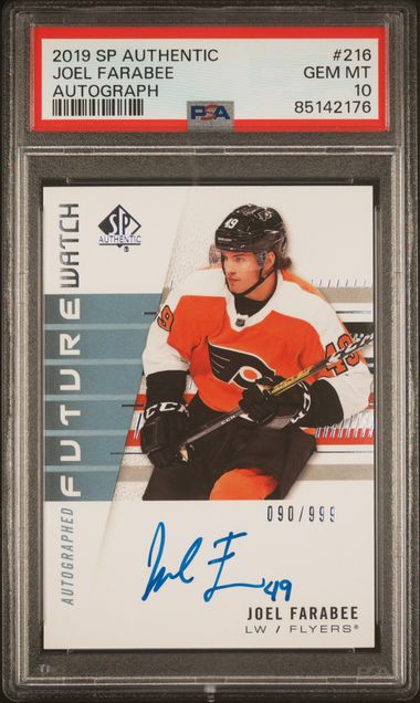 2019 SP Authentic Joel Farabee Autograph | PSA 10