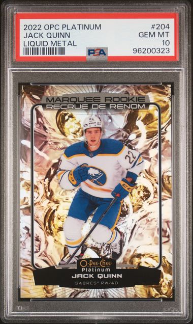 2022 OPC Platinum Jack Quinn Liquid Metal | PSA 10