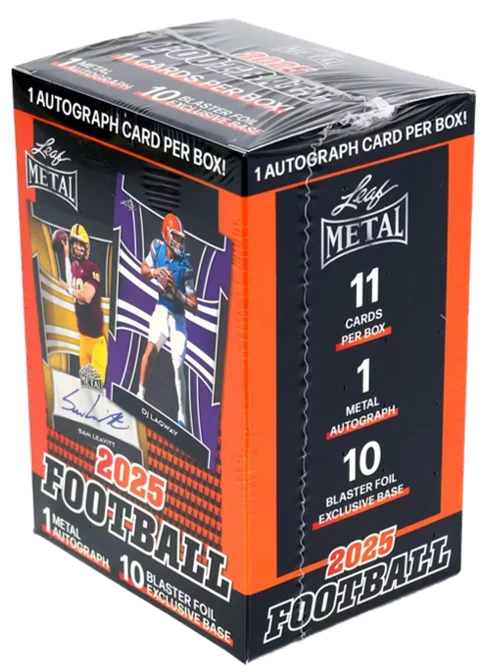 2025 Leaf Metal Football Blaster Box