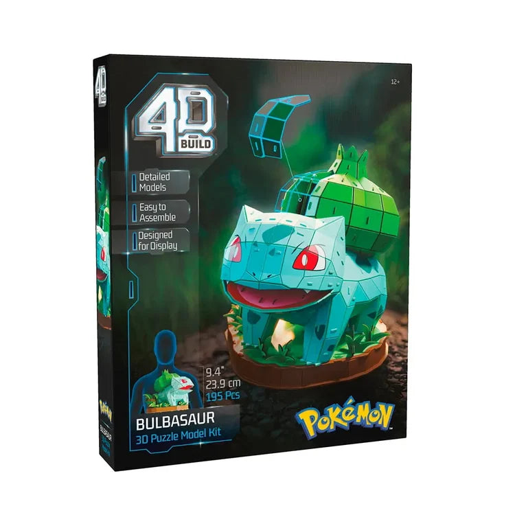 4D Build | Pokémon Bulbasaur 3D Model Kit