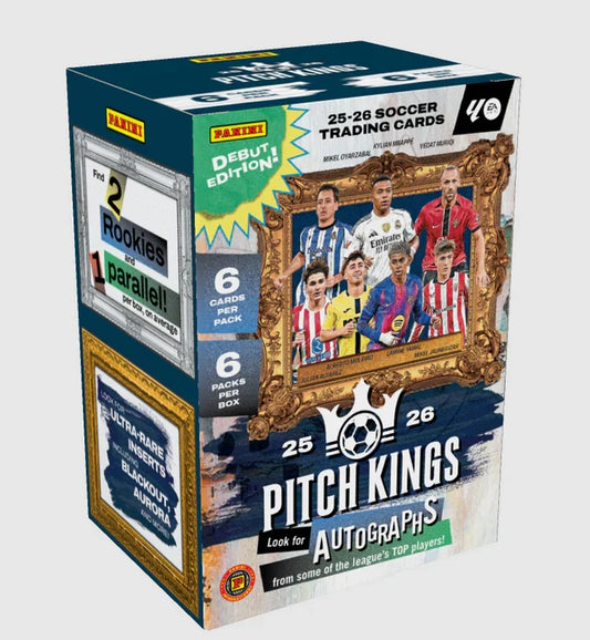 2025-2026 Pitch Kings Soccer Autographs Blaster Box