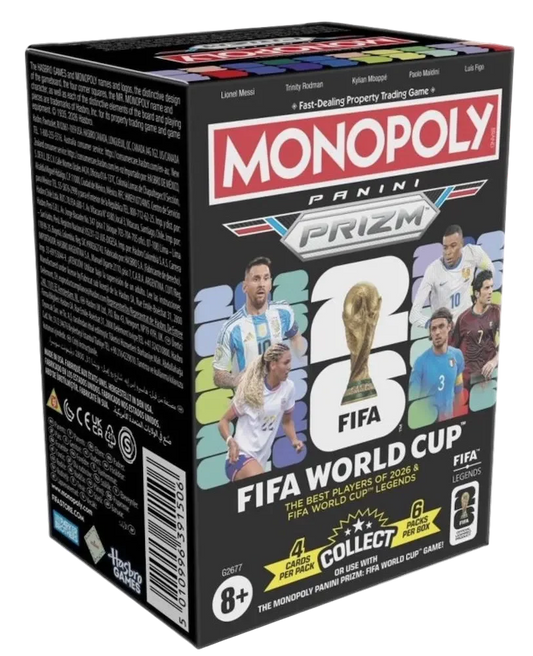 2026 Monopoly Panini Prizm FIFA Blaster Box