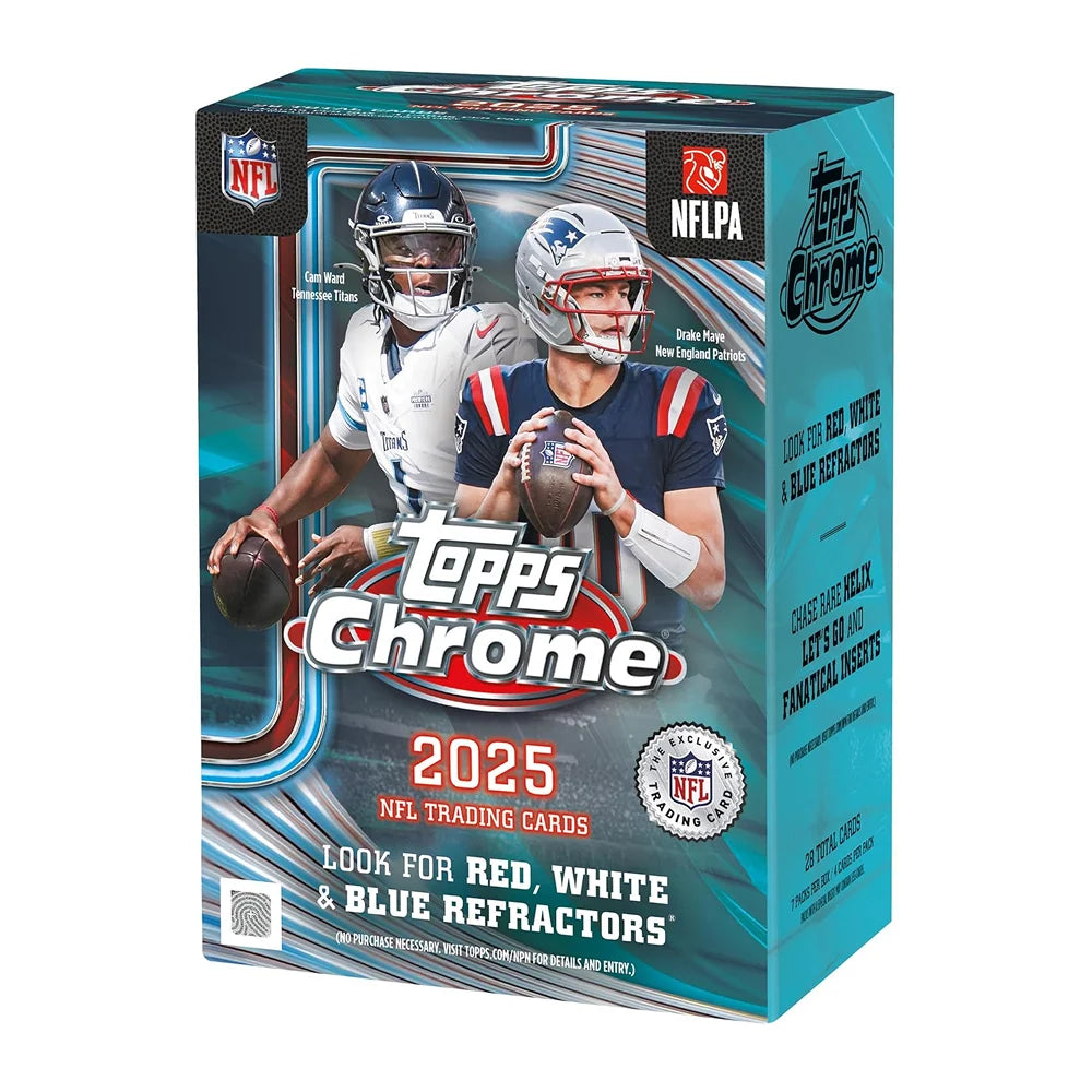 2025 Topps Chrome NFL Blaster Box