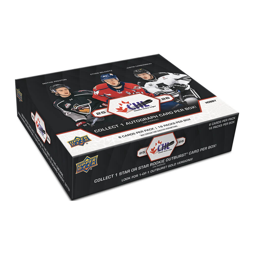 2025-2026 Upper Deck CHL Hobby Box