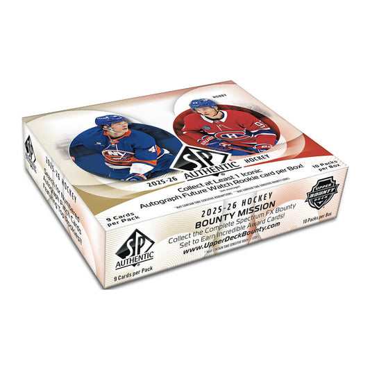2025-2026 Upper Deck SP Authentic Hockey Hobby Box