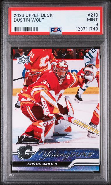 2023 Upper Deck Dustin Wolf | PSA 9