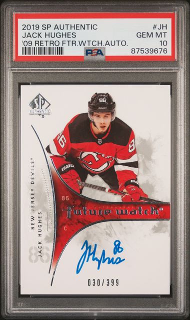 2019 SP Authentic Jack Huges '09 Retro FTR.WTCH.AUTO | PSA 10
