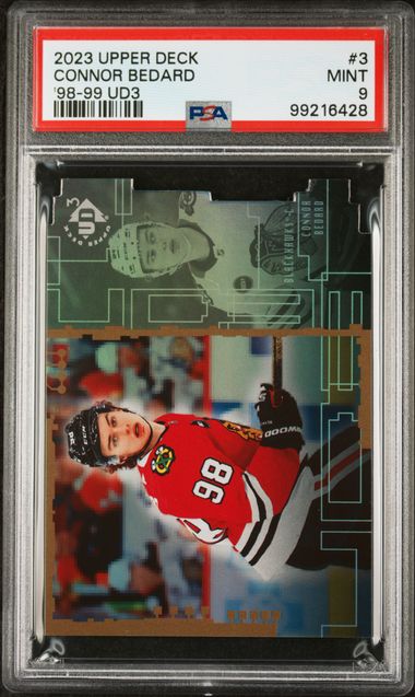 2023 Upper Deck Connor Cedard '98-'99 UD3 | PSA 9