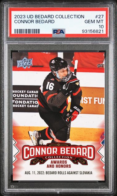 2023 UD Bedard Collection Connor Bedard | PSA 10 | POP 2