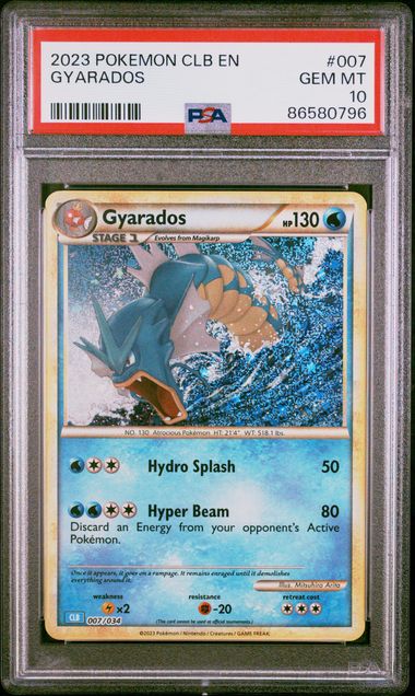 2023 Pokemon CLB EN Gyarados | PSA 10