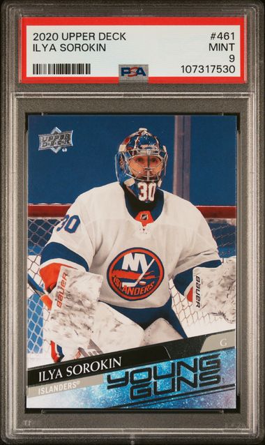 2020 Upper Deck Ilya Sorokin | PSA 9