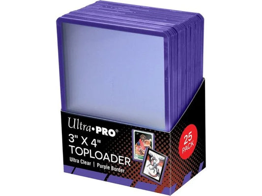 Ultra pro 3"x 4" Toploader - Purple - 35pt - 25 Pack