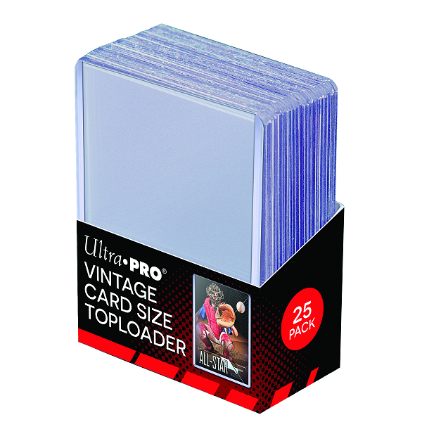 Ultra Pro Vintage Card Size Toploader - 25 pack
