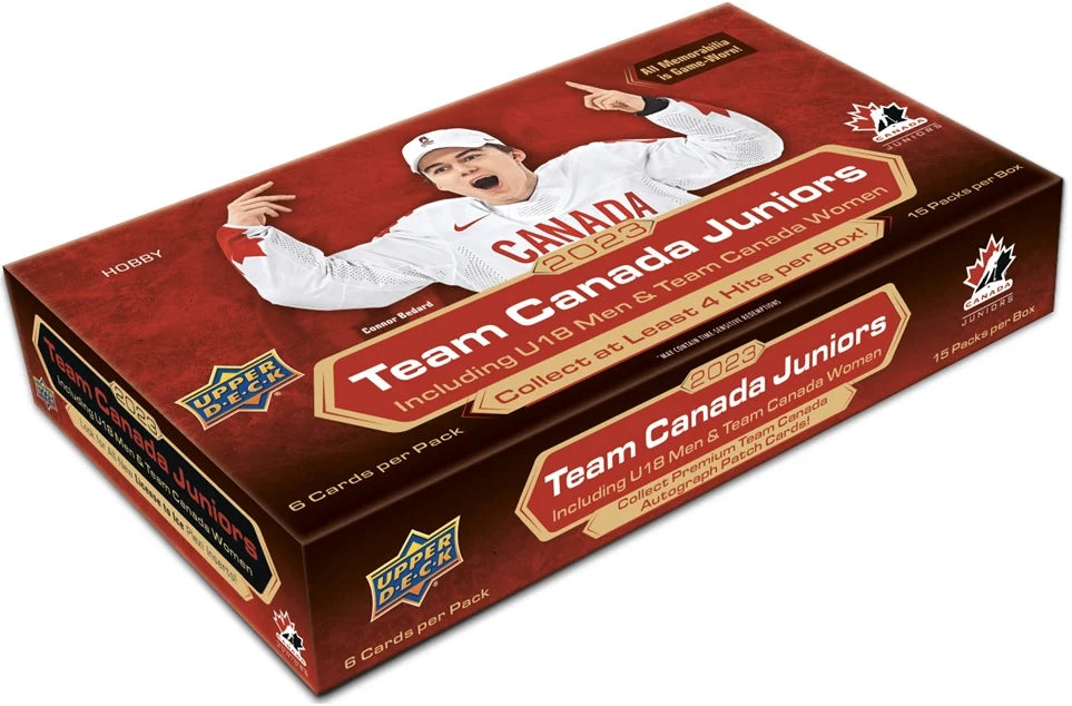 2023 Team Canada Juniors hobby box packs