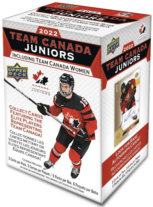 2022 Team Canada Juniors Hockey Blaster Box