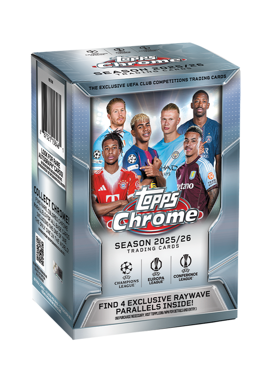 2025-2026 Topps Chrome Socor Blaster Box