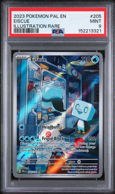 2023 Pokemon PAL EN Eiscue Illustration Rare | PSA 9