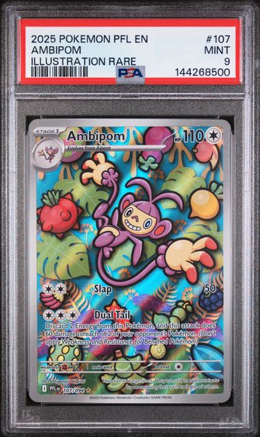 2025 Pokemon PFL EN Ambipom | PSA 9